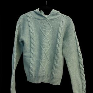 Primark Light Green Cable Knit Sweater